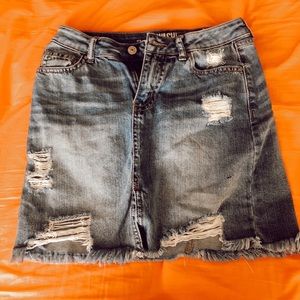 jean skirt
